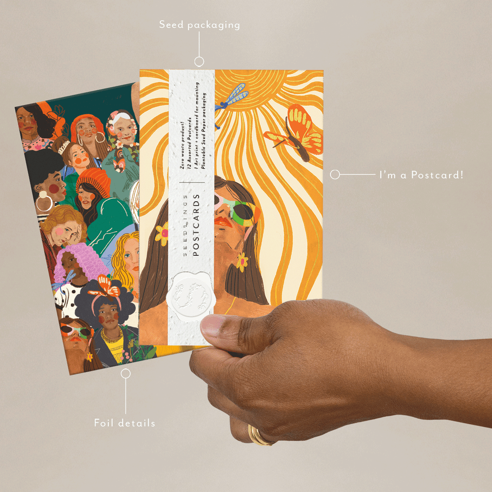 NEW!! Daydreamer Seedlings Postcard Set | SPS85663 — Seedlings